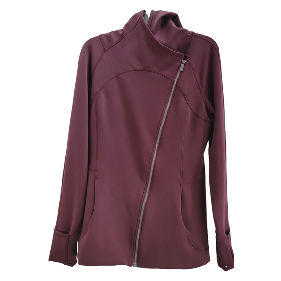 Lululemon Every Journey Long Sleeve Zip Hooded Jacket‎ In Garnet Red - Picture 1 of 14